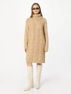 United Colors Of Benetton Robes Robes En Maille Femme Noisette -Edited You Boutique c2f9d76175da7263756e98e6c5b1c266