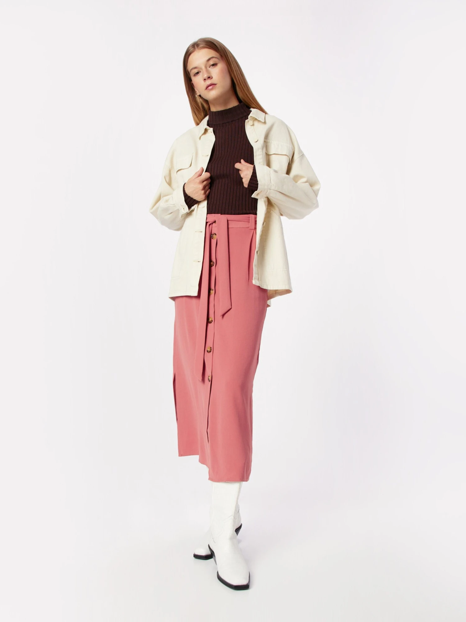 About You Jupes Longues Jupe Deike Femme Rose 7 About You Jupes Longues Jupe Deike Femme Rose – Image 5