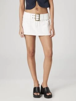 Mini-jupes Jupe Clarissa Femme Blanc -Edited You Boutique c366a49411049140657f919d106c6d42