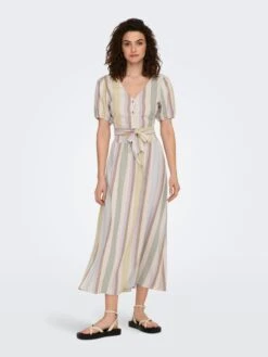 ONLY Jupes Longues Jupe TINE Femme Blanc Cassé -Edited You Boutique c48076f0657d528654201265afd6fa29