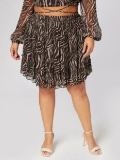 Mini-jupes Jupe Julie Femme Marron Châtaigne -Edited You Boutique c7be28e7c5dfff9712964a0cda1195c1