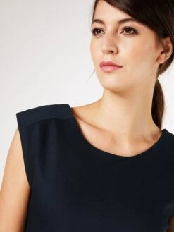 Kaffe Robes Fourreaux Robe Fourreau India Femme Bleu Foncé -Edited You Boutique c840c6738afbfd00b88a9abfd25ca665