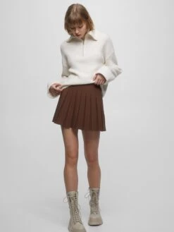 PULL & BEAR Mini-jupes Jupe Femme Brun Foncé -Edited You Boutique c95df0b7f86135df151489f3721b1661