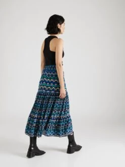 DERHY Jupes Longues Jupe ELENA Femme Bleu / Bleu Marine -Edited You Boutique cd05e043badaabf5213074e881a589f8