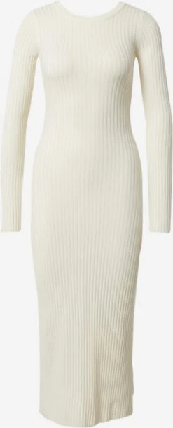 EDITED Robes Robes En Maille Oline Femme Beige