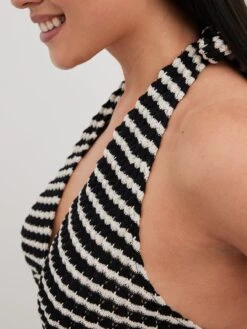 NA-KD Robes Fourreaux Robe Fourreau Femme Noir / Blanc -Edited You Boutique cdc04bf791f8efc0876d72f67c4ed31d