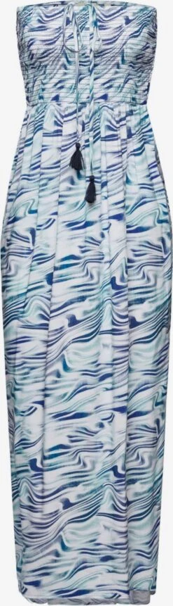 ESPRIT Robes De Plage Vêtement De Plage Femme Bleu / Blanc