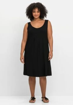 Sheego Robes De Plage Vêtement De Plage Femme Noir -Edited You Boutique cf2f04698e036662bd3666a5828d1bc8