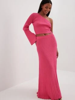 NA-KD Jupes Longues Jupe Femme Rose -Edited You Boutique cffb8826029d2cf46c65aabfbc4c2c1a