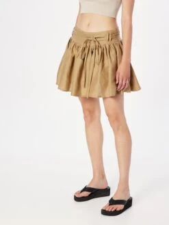 Mini-jupes Jupe Linea Femme Beige -Edited You Boutique d26ab039ac481b3c131c70f64982ec22