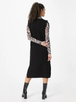 Fransa Robes Robes En Maille SALLY Femme Noir -Edited You Boutique d4337bbc90d4403cd5a1f9b63dd26605