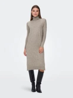 ONLY Robes Robes En Maille LEVA Femme Camel -Edited You Boutique d46155bdb72866cdcdbb38640d7c6669