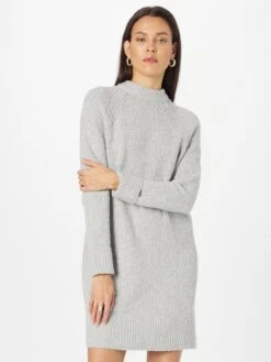 ESPRIT Robes Robes En Maille Femme Gris Clair -Edited You Boutique d5970e4201ae94fbf039d1d98f236fdb