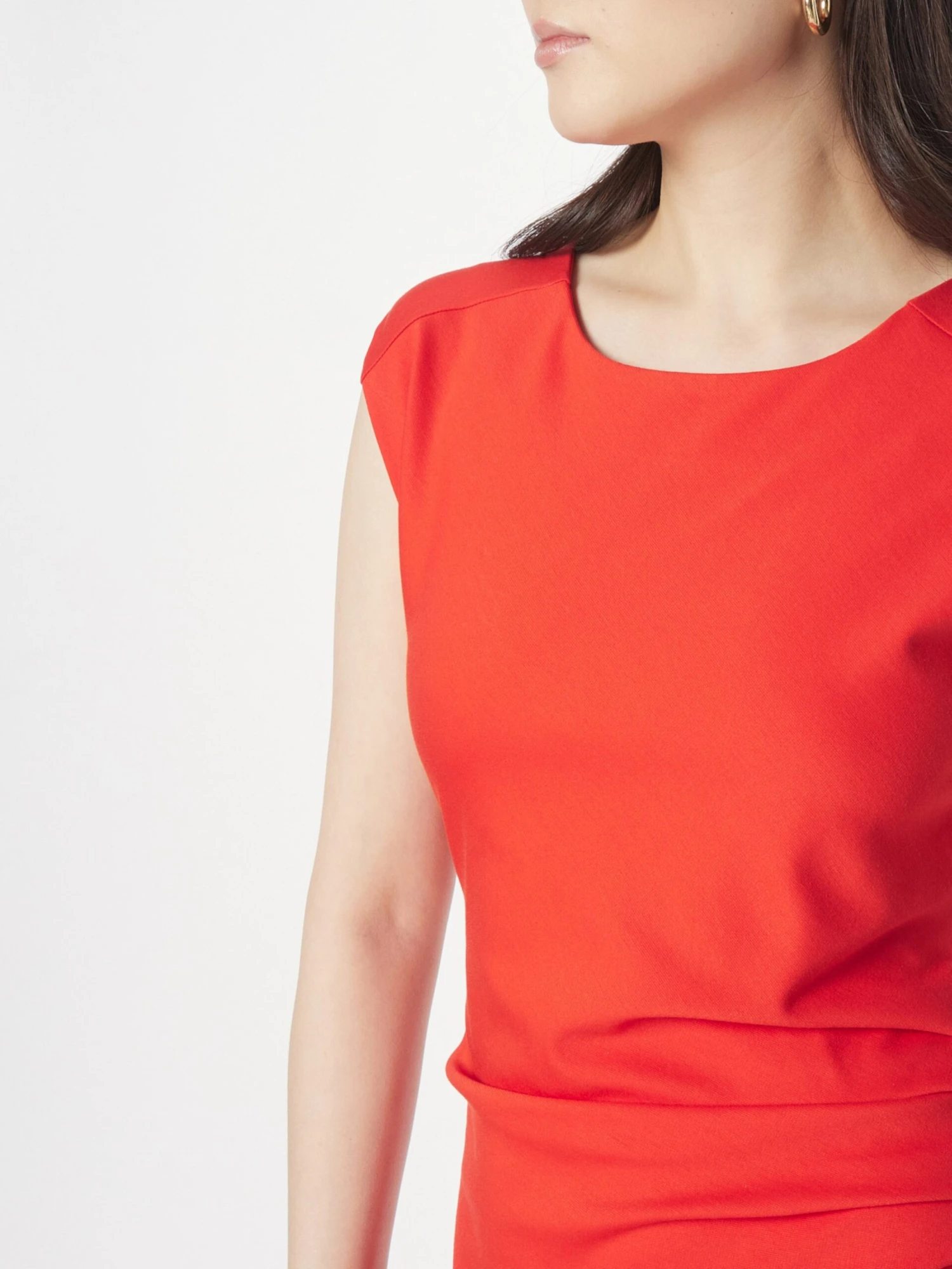 Kaffe Robes Fourreaux Robe Fourreau India Femme Rouge Feu 4 Kaffe Robes Fourreaux Robe Fourreau India Femme Rouge Feu – Image 2