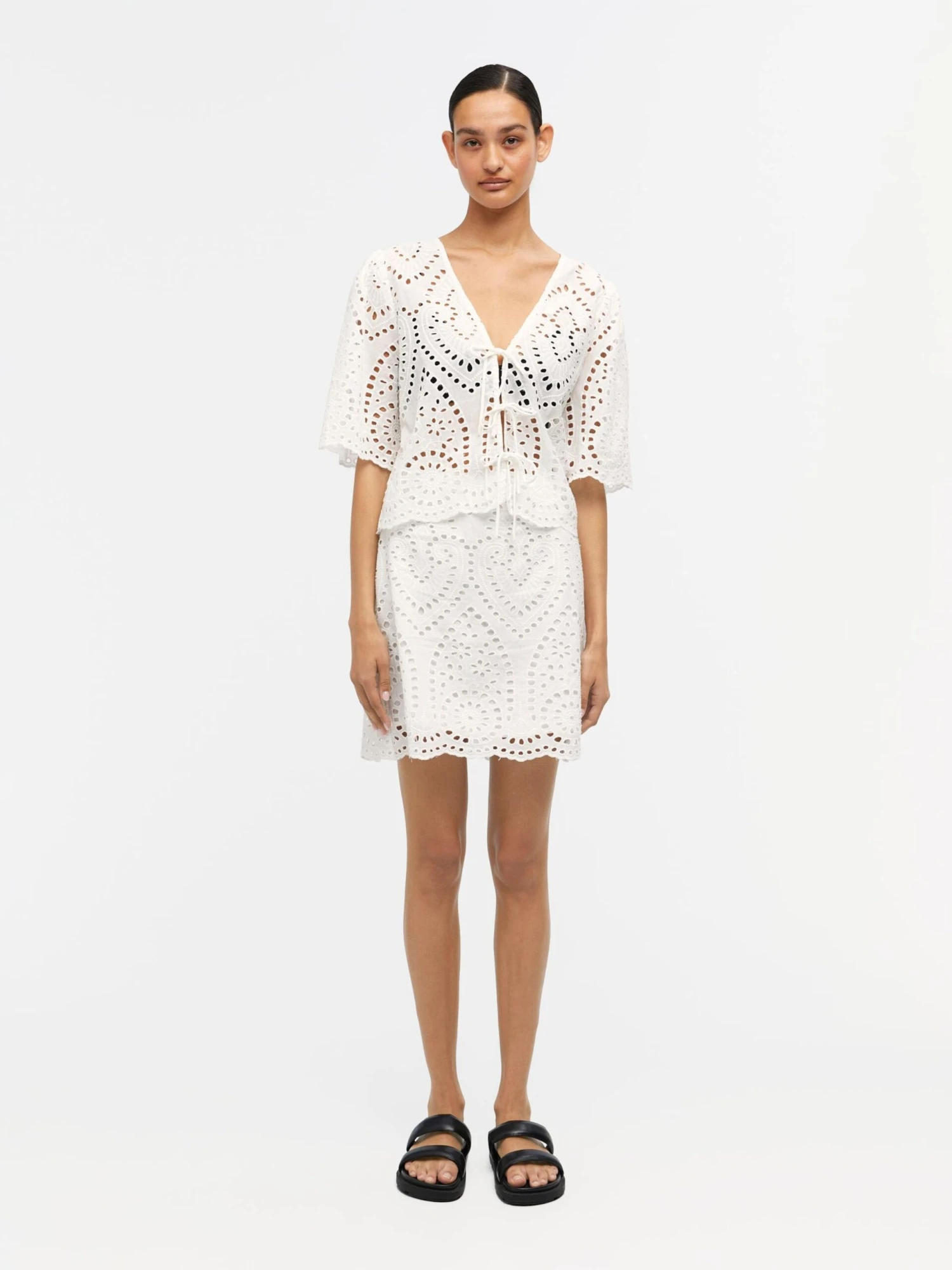 Object Mini-jupes Jupe Tugi Femme Blanc 6 Object Mini-jupes Jupe Tugi Femme Blanc – Image 4