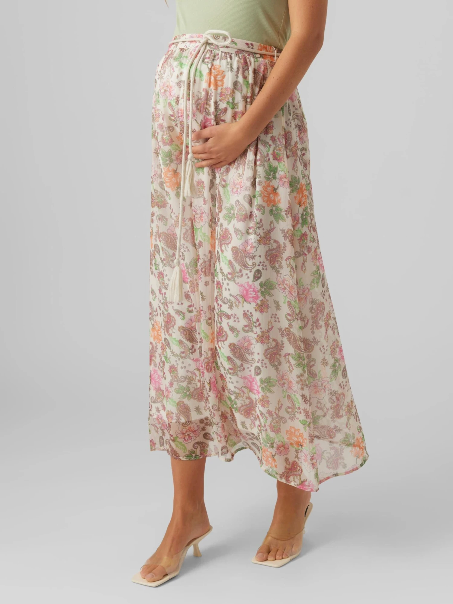 Jupes Longues Jupe Silo Femme Beige 4 Jupes Longues Jupe Silo Femme Beige – Image 2