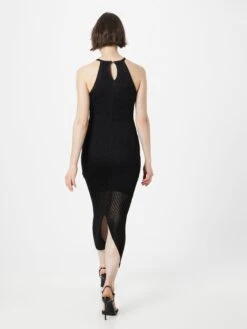 Guess Robes Robes En Maille ALEXIE Femme Noir -Edited You Boutique d91dd770b0fb6b82f7942eeadeef9412