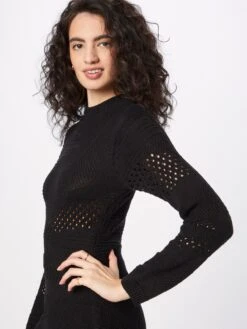 NLY By Nelly Robes Robes En Maille See Me Femme Noir -Edited You Boutique db4c3df6795c9bcdc08f72bcd14cb11d