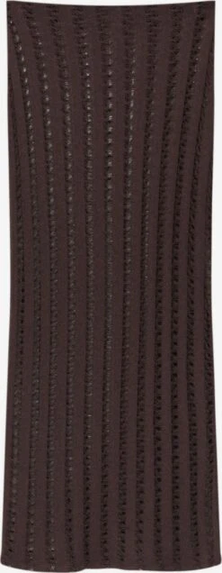 PULL & BEAR Jupes Longues Jupe Femme Brun Foncé