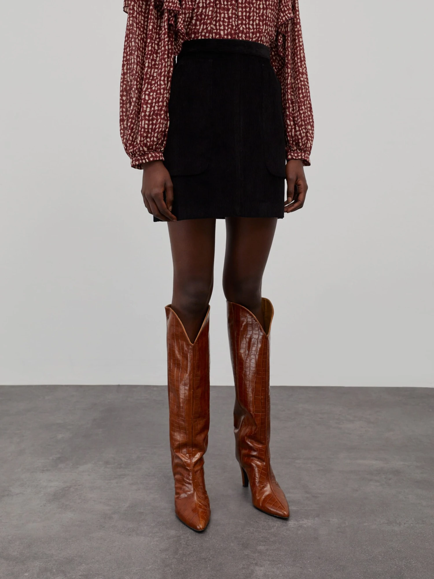 EDITED Mini-jupes Jupe Arlette Femme Noir 6 EDITED Mini-jupes Jupe Arlette Femme Noir – Image 4