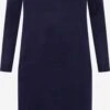 Robes Robes En Maille BRANDIE Femme Bleu Nuit -Edited You Boutique e366cf093ac8ec99dbfdcb100be716bf