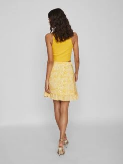 Vila Mini-jupes Jupe Limia Eva Femme Jaune / Jaune Pastel -Edited You Boutique e43ec9a22dd886df5a02c3ba6e2cf21f