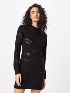 NLY By Nelly Robes Robes En Maille See Me Femme Noir -Edited You Boutique e49305d1530efad3ea7ee7be9c9f943b