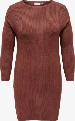 ONLY CARMAKOMA Robes Robes En Maille Fia Katia Femme Rouge Rouille