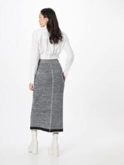 Jupes Longues Jupe Ilvana Femme Gris Chiné -Edited You Boutique e7e4e332a68779e3fb6096e0d5c0c418