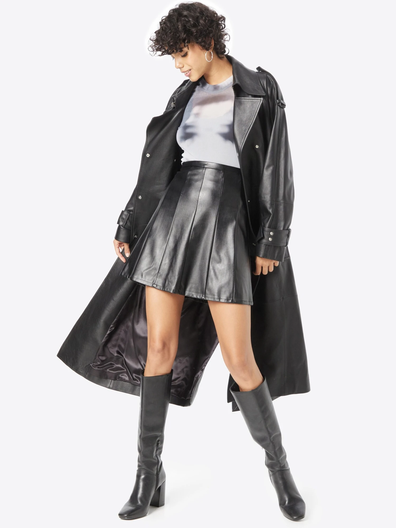 Mini-jupes Jupe TRUDY Femme Noir 7 Mini-jupes Jupe TRUDY Femme Noir – Image 5