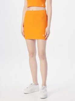 Calvin Klein Jeans Mini-jupes Jupe Femme Orange -Edited You Boutique eab0f56dca4d2a1db9a573193698787e