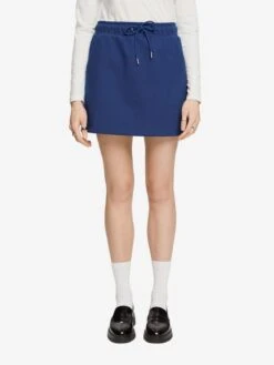 ESPRIT Mini-jupes Jupe Femme Bleu Clair / Bleu Foncé -Edited You Boutique ebf102fd872e9273d913c218023d9359