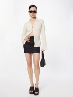 WEEKDAY Mini-jupes Jupe Milie Femme Noir -Edited You Boutique ec8e65fa85f5f74266faddc4295183c0