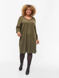 Zizzi Robes Robes En Maille LUCCA Femme Vert -Edited You Boutique ef19ffae5c9fbbcece1871429fdba1d1