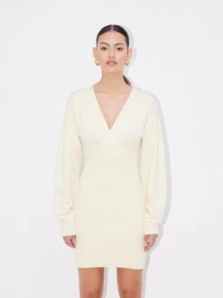 Robes Robes En Maille Thalke Femme Crème -Edited You Boutique efa019dc06b46621450571506824647d