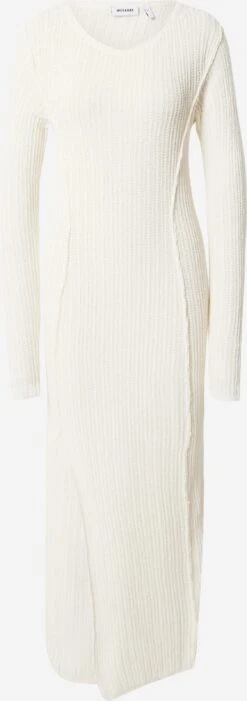 WEEKDAY Robes Robes En Maille Luna Femme Blanc