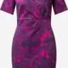 Comma Robes Fourreaux Robe Fourreau Femme Violet -Edited You Boutique f0661a23349af9bcfc4b175a253a3514