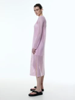 EDITED Robes Robes En Maille Zuleika Femme Rose -Edited You Boutique f20464023fdc1bf03587e81ee836f361