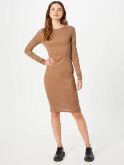 URBAN CLASSICS Robes Robes En Maille Femme Marron Chiné -Edited You Boutique f2769d7893b0518b3f520fcced20ecdd