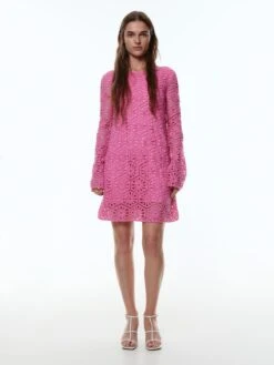 EDITED Robes Robes En Maille Ostara Femme Rose -Edited You Boutique f2ab6e8ee4db1c46404d2d32557475e1