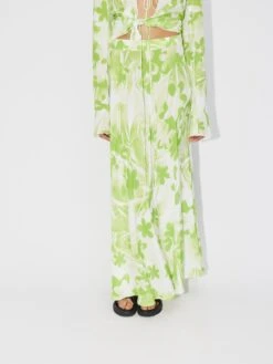 Jupes Longues Jupe Day Off Femme Vert / Blanc -Edited You Boutique f3d7678f0f5c06938b07290d80f3fe1b