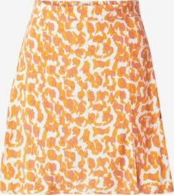 Object Mini-jupes Jupe ISABELLA Femme Orange / Saumon