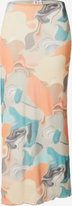 Résumé Jupes Longues Jupe Soleil Femme Orange