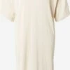 KnowledgeCotton Apparel Robes Robes En Maille Femme Crème -Edited You Boutique f9c597d79bef82d4140db5cba93559c2