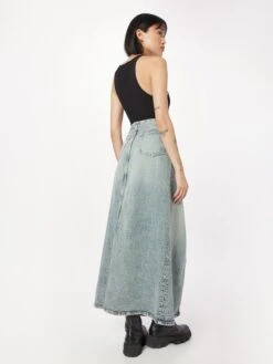 WEEKDAY Jupes Longues Jupe Anaheim Femme Bleu 10 WEEKDAY Jupes Longues Jupe Anaheim Femme Bleu -Edited You Boutique fad446eba5e078122757a11f30d1c7a7