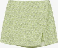 PULL & BEAR Mini-jupes Jupe Femme Vert Clair