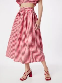 United Colors Of Benetton Jupes Longues Jupe Femme Rouge -Edited You Boutique fe72fd185c920b19f26f7c4d3e4ae968