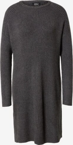 ONLY Robes Robes En Maille FIA KATIA Femme Gris Foncé