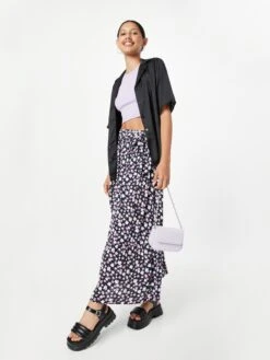 ESPRIT Jupes Longues Jupe Femme Bleu Nuit -Edited You Boutique ffd0f1241e8fae4e16ee40fcc29e2ccd