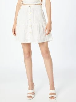 About You Mini-jupes Jupe Isabella Femme Blanc -Edited You Boutique ffed985430ad32b5d953ad7b1baa33e9